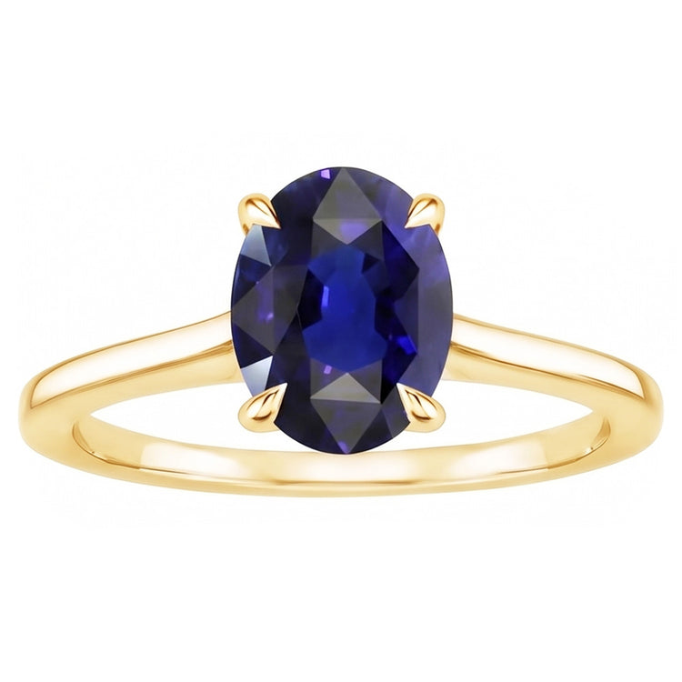Bague Saphir Naturel 3.50 Carats