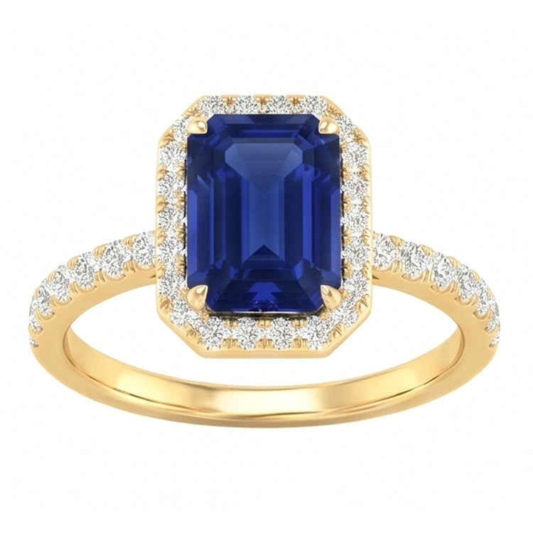 Bague Saphir Naturel 3.50 Carats