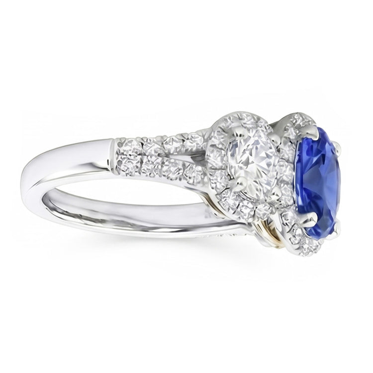 Bague Saphir Naturel 3.50 Carats