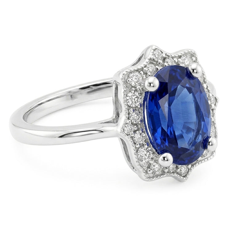 Bague Saphir Naturel 3.50 Carats