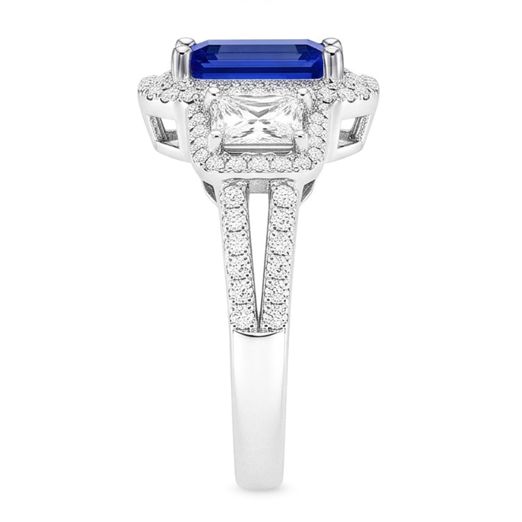 Bague Saphir Naturel 3.50 Carats