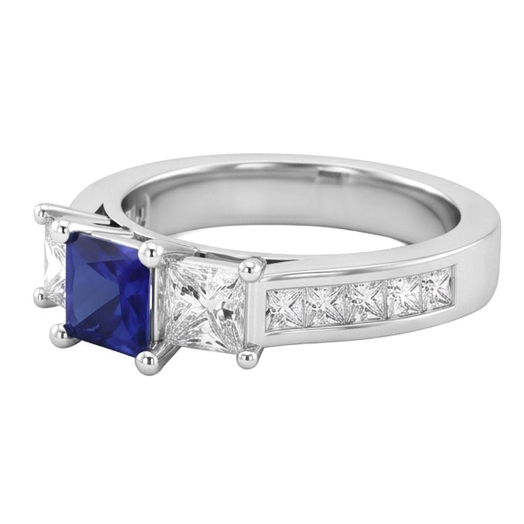 Bague Saphir Naturel 3.50 Carats