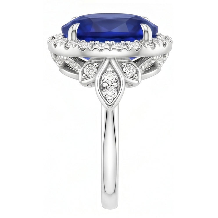 Bague Saphir Naturel 3.50 Carats