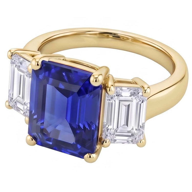Bague Saphir Naturel 3.50 Carats