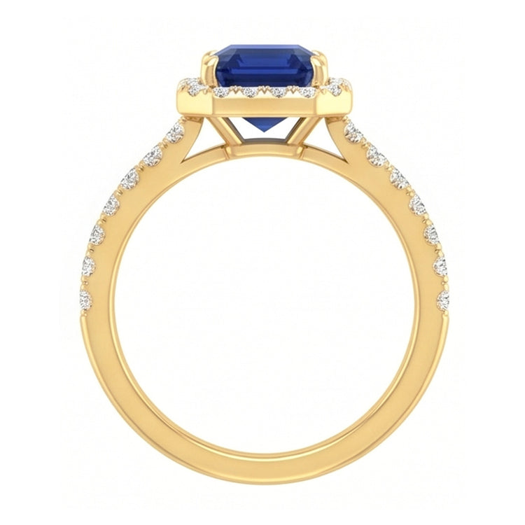 Bague Saphir Naturel 3.50 Carats