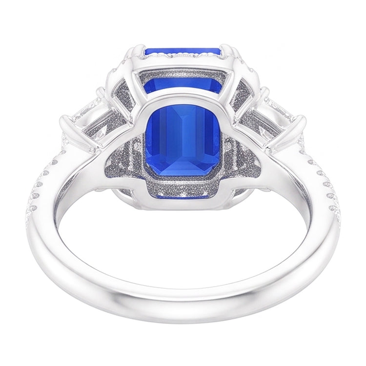 Bague Saphir Naturel 3.50 Carats