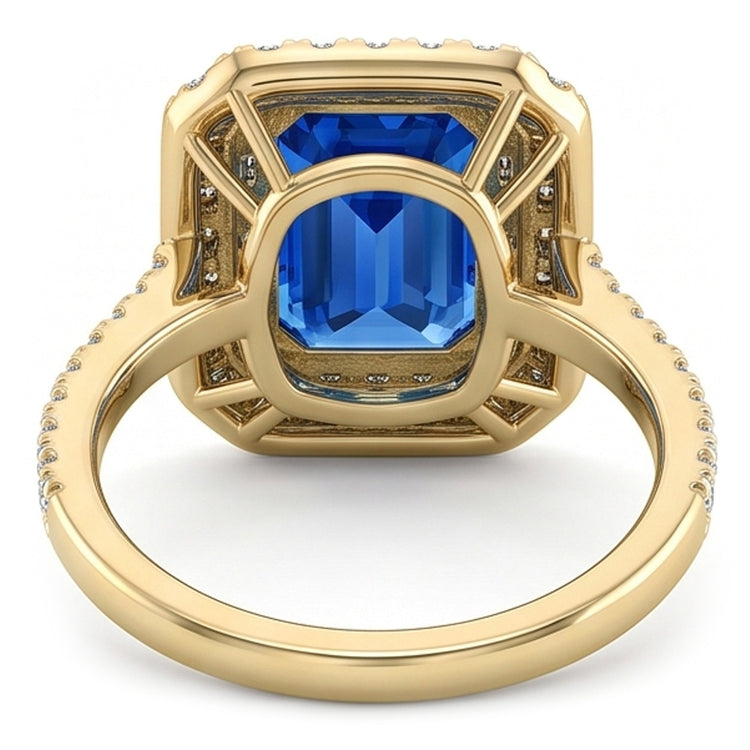 Bague Saphir Naturel 3.50 Carats