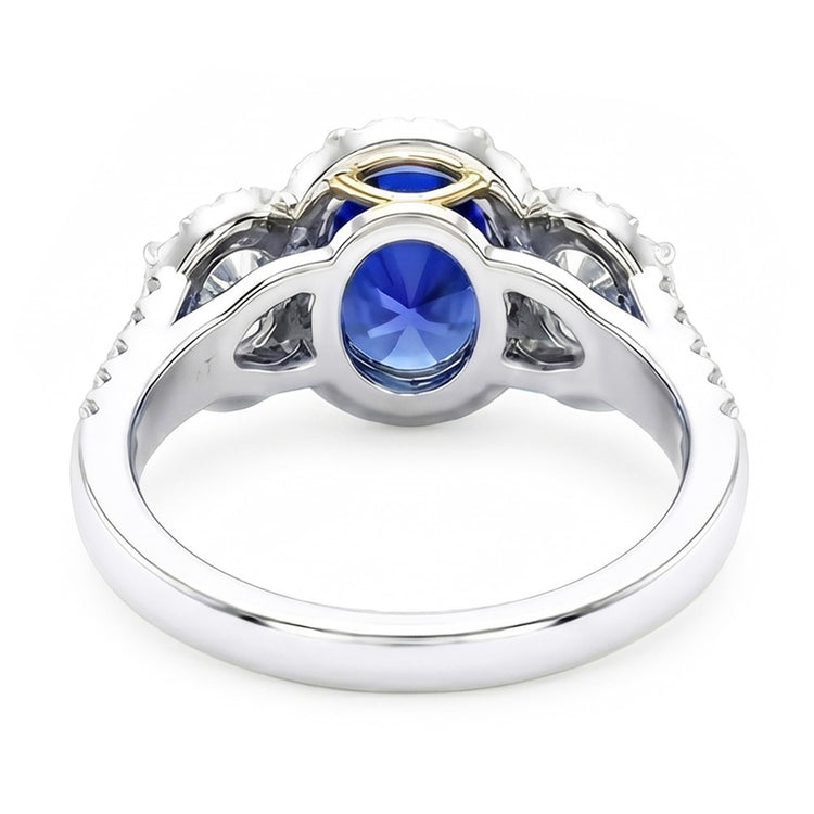 Bague Saphir Naturel 3.50 Carats