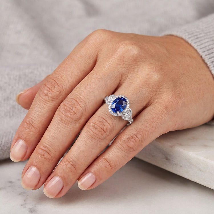 Bague Saphir Naturel 3.50 Carats