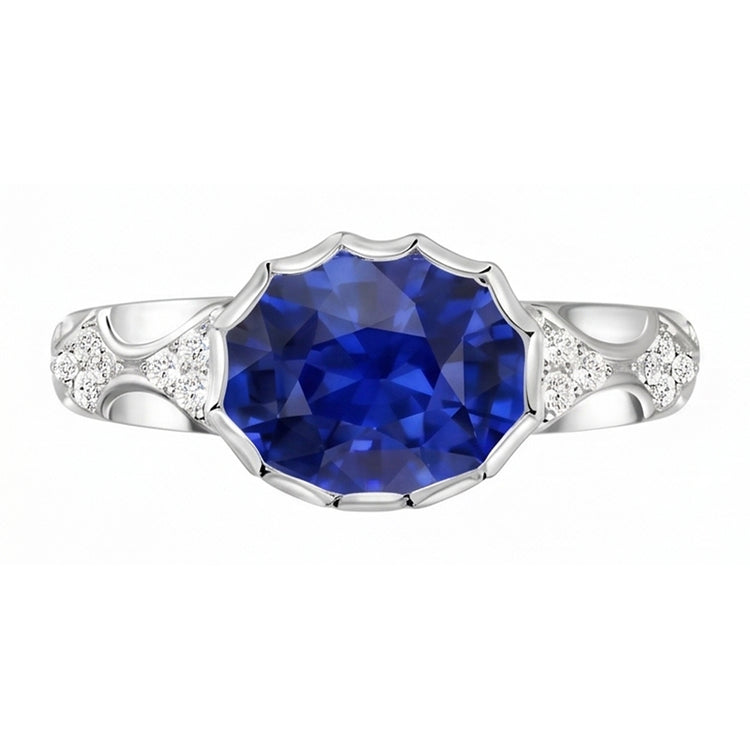 Bague Saphir Naturel 3.75 Carats