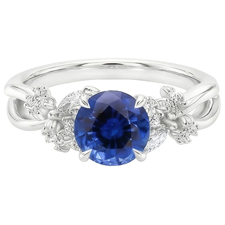naturel marquise diamant 3carats bague détail rapproché