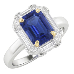 Bague Saphir Naturel 3 Carats