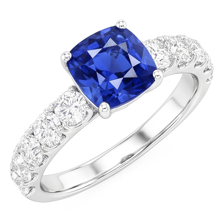 Bague Saphir Naturel 3 Carats
