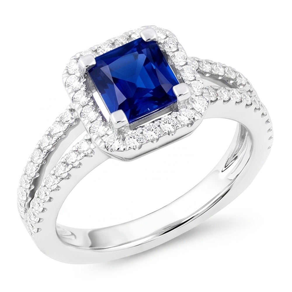Bague Saphir Naturel 3 Carats