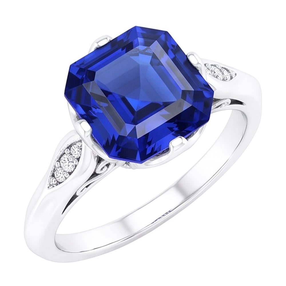 Bague Saphir Naturel 3 Carats