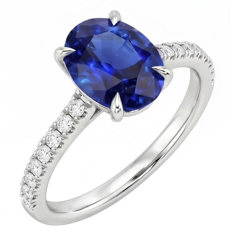 Bague Saphir Naturel 3 Carats