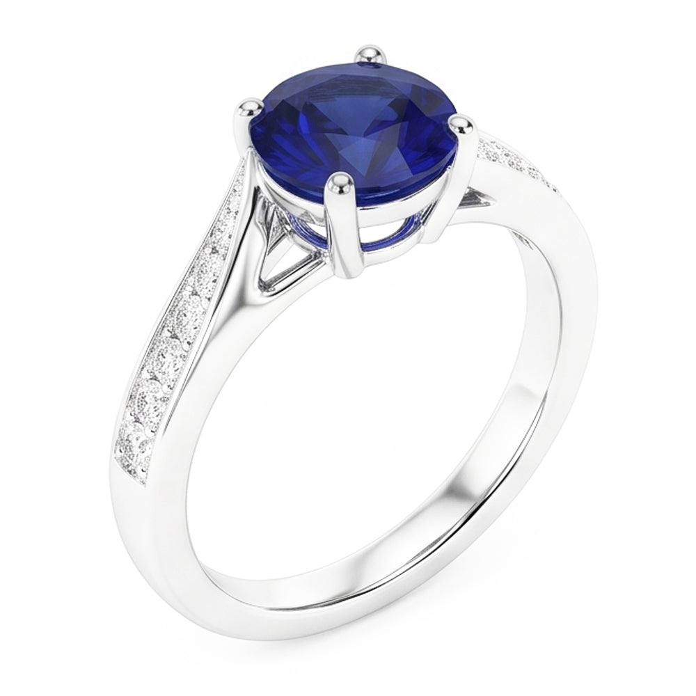 Bague Saphir Naturel 3 Carats
