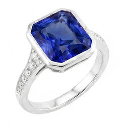 Bague Saphir Naturel 3 Carats