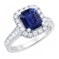 Bague Saphir Naturel 3 Carats