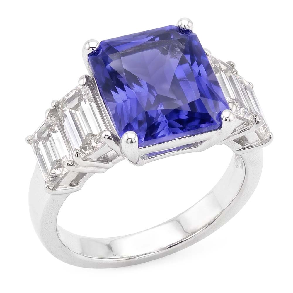 Bague Saphir Naturel 3 Carats