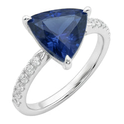 Bague Saphir Naturel 3 Carats