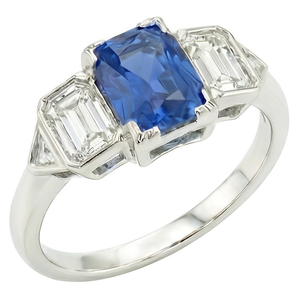 Bague Saphir Naturel 3 Carats