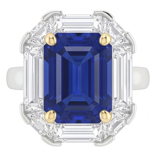 Bague Saphir Naturel 3 Carats