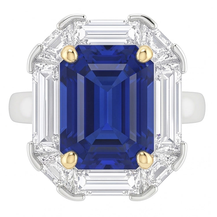 Bague Saphir Naturel 3 Carats