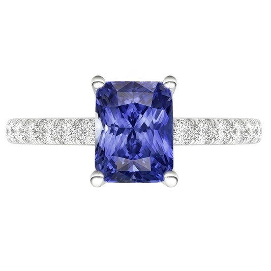 Bague Saphir Naturel 3 Carats