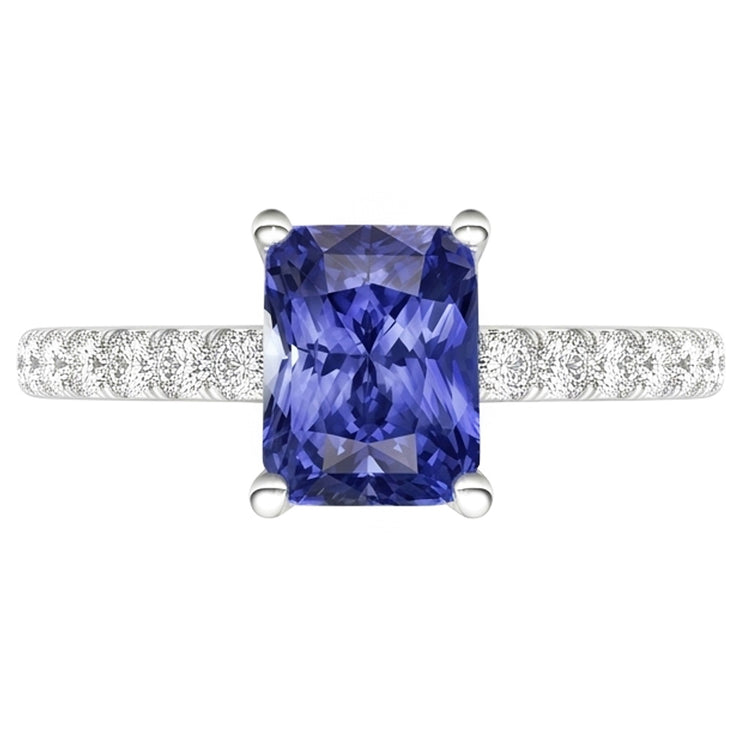 Bague Saphir Naturel 3 Carats