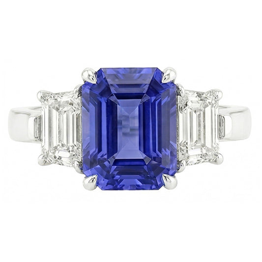 Bague Saphir Naturel 3 Carats