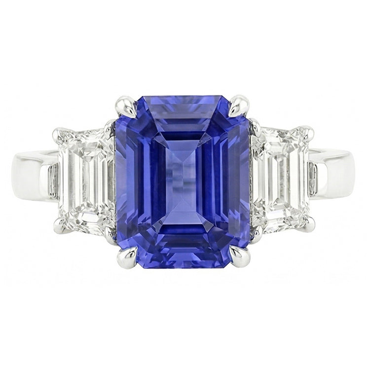 Bague Saphir Naturel 3 Carats