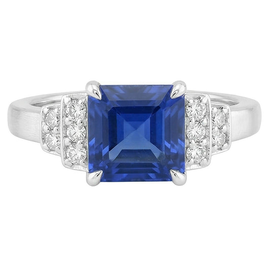 Bague Saphir Naturel 3 Carats