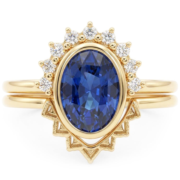 Bague Saphir Naturel 3 Carats
