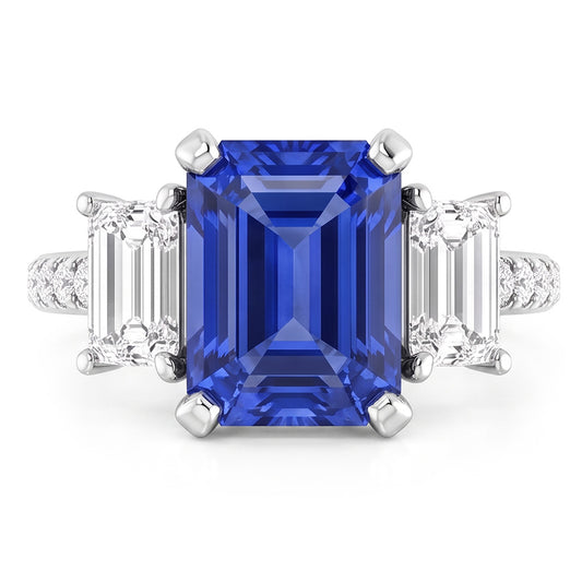 Bague Saphir Naturel 3 Carats