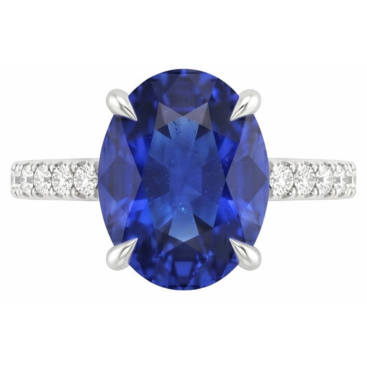 Bague Saphir Naturel 3 Carats