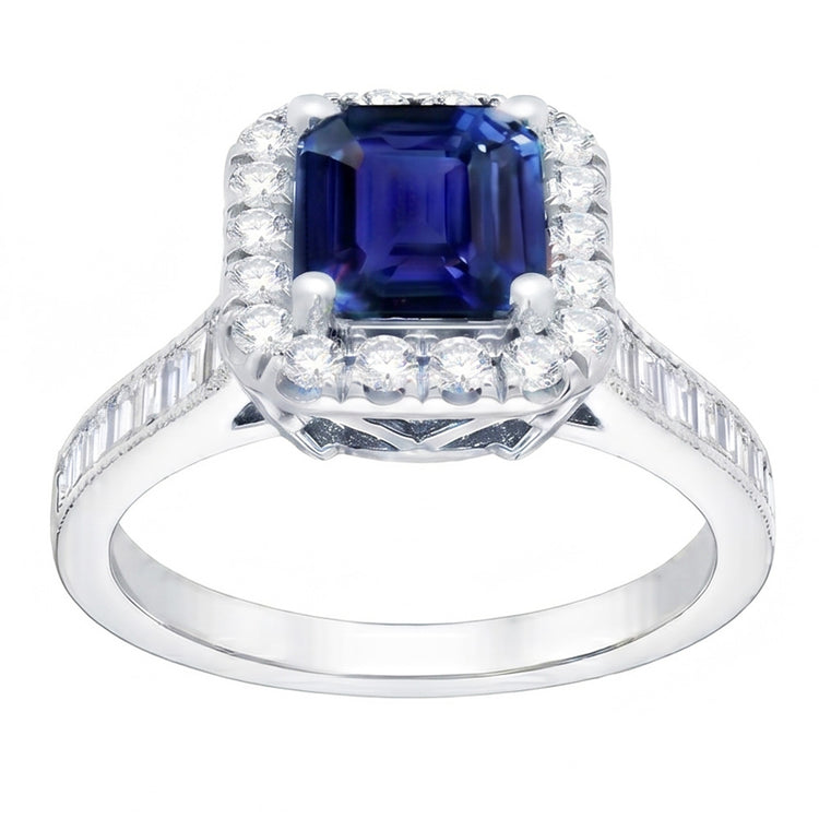 Bague Saphir Naturel 3 Carats
