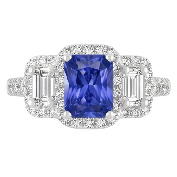 Bague Saphir Naturel 3 Carats