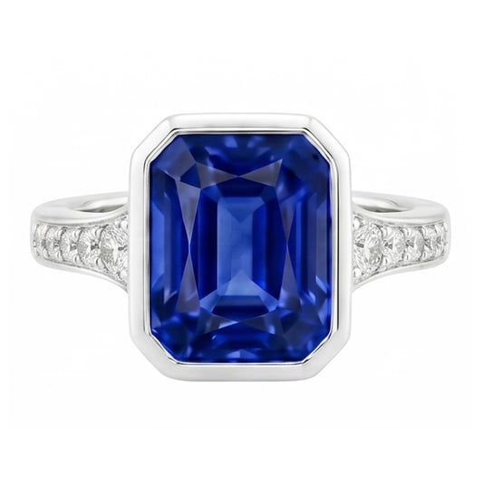 Bague Saphir Naturel 3 Carats