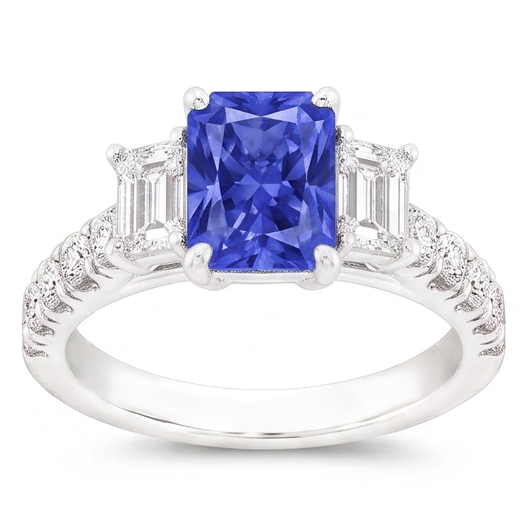 Bague Saphir Naturel 3 Carats
