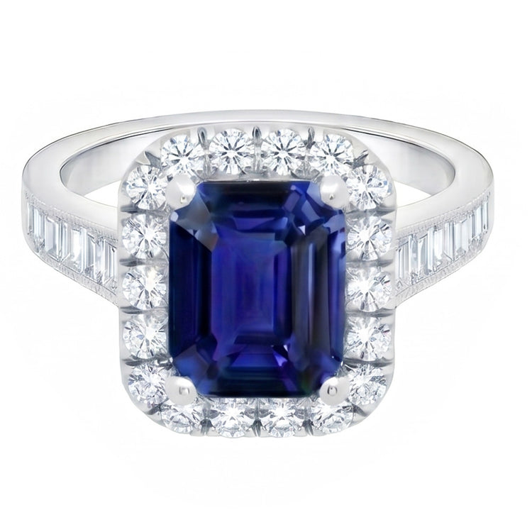 Bague Saphir Naturel 3 Carats
