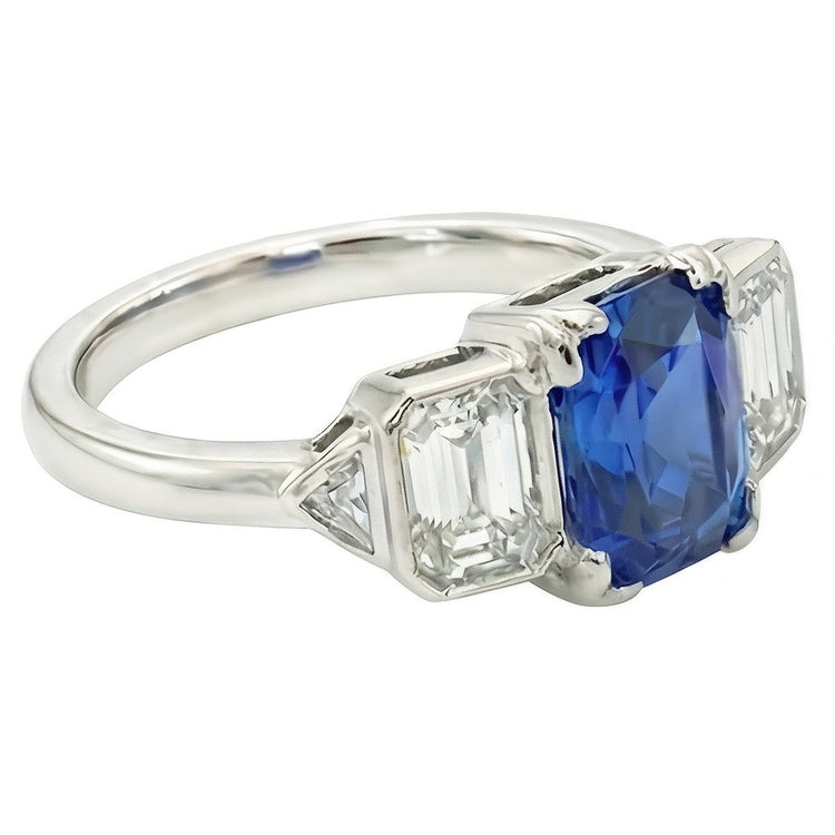Bague Saphir Naturel 3 Carats