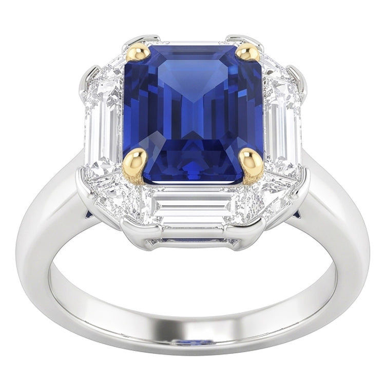 Bague Saphir Naturel 3 Carats