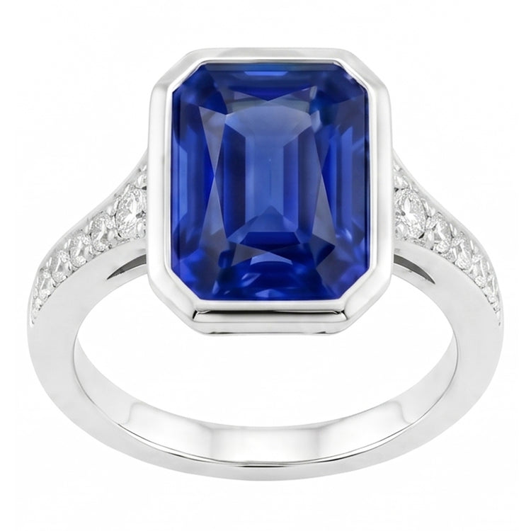 Bague Saphir Naturel 3 Carats
