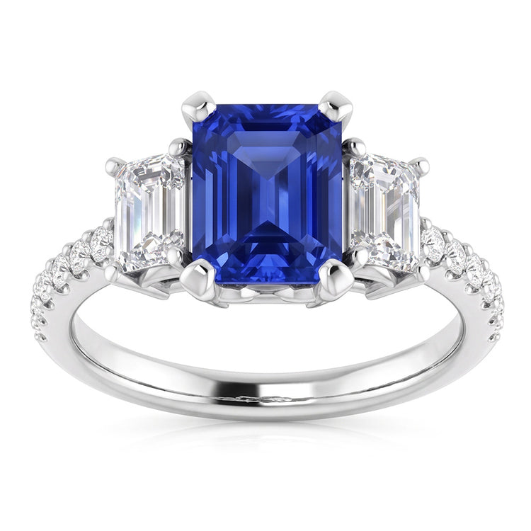 Bague Saphir Naturel 3 Carats