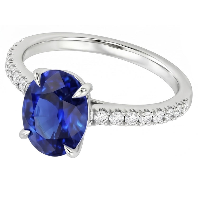 Bague Saphir Naturel 3 Carats