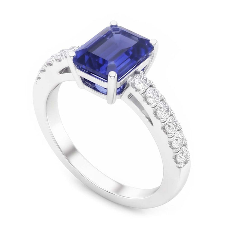 Bague Saphir Naturel 3 Carats
