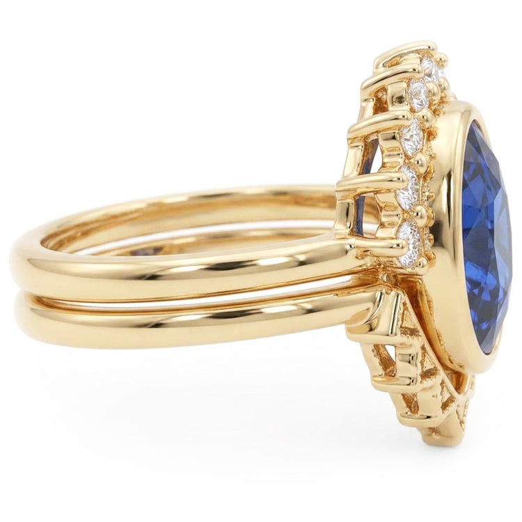 Bague Saphir Naturel 3 Carats