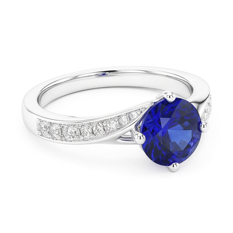 Bague Saphir Naturel 3 Carats