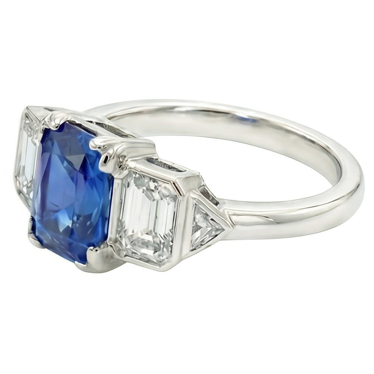 Bague Saphir Naturel 3 Carats